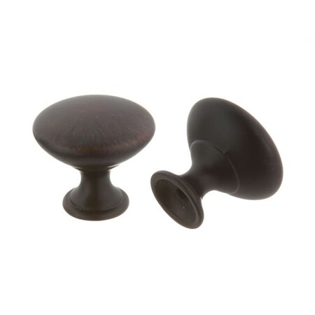 Crown 1-1/16" Diecast Cabinet Knob Oil Rubbed Bronze Finish CHK91010B